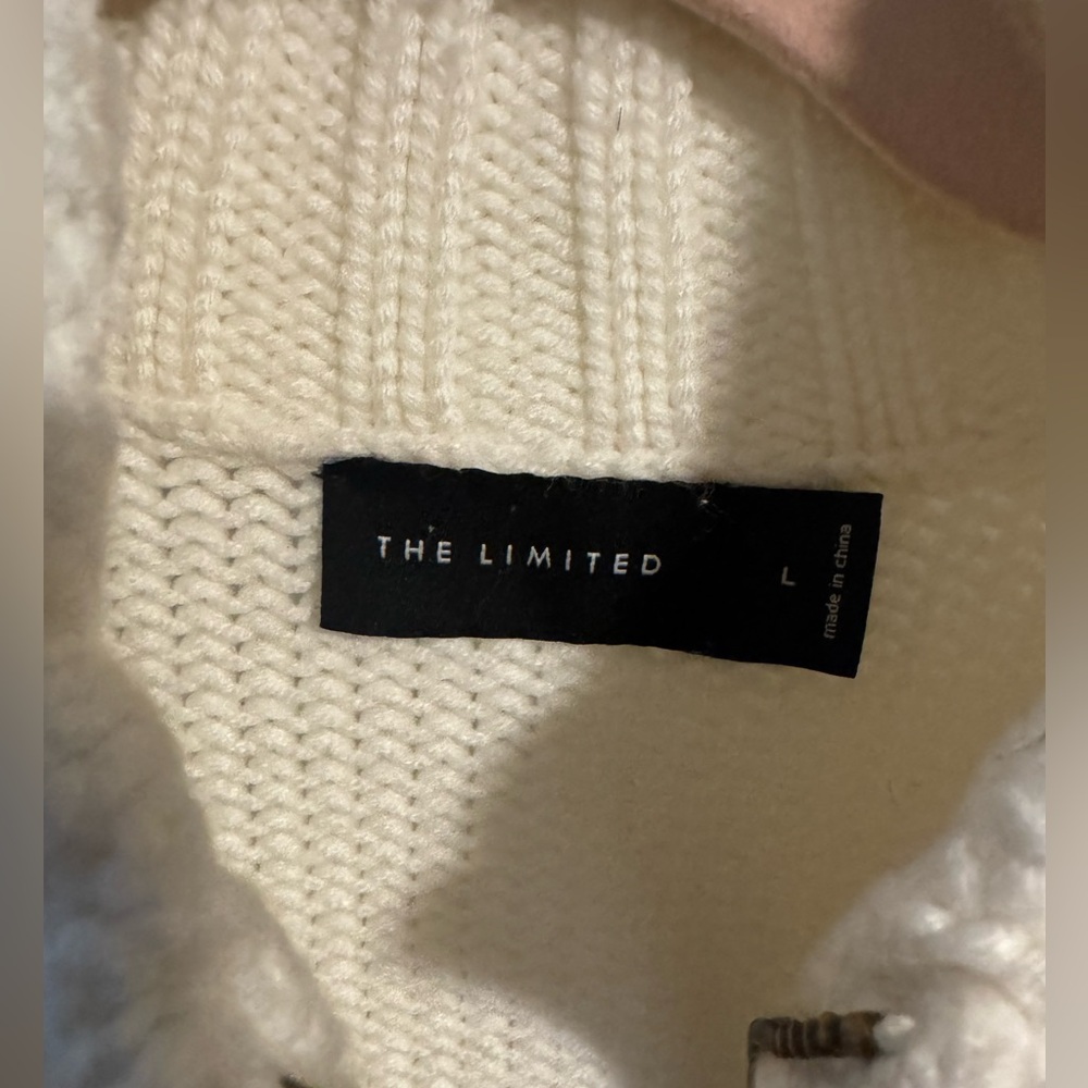 The Limited Cream Knit Sweater - Picture 3 of 6